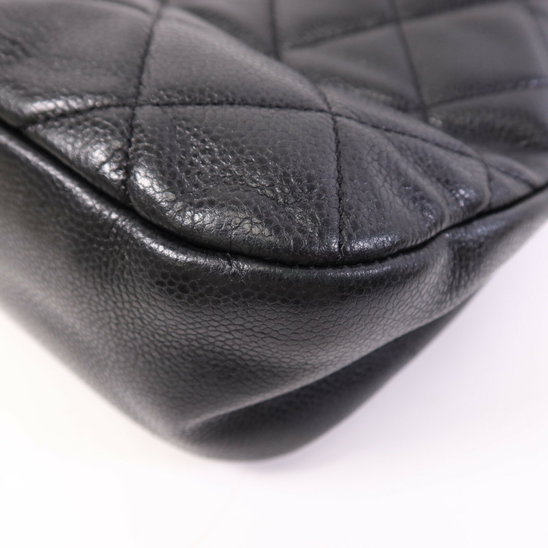 CHANEL 牛皮皮革Tote Bag金扣鏈帶肩背袋-10