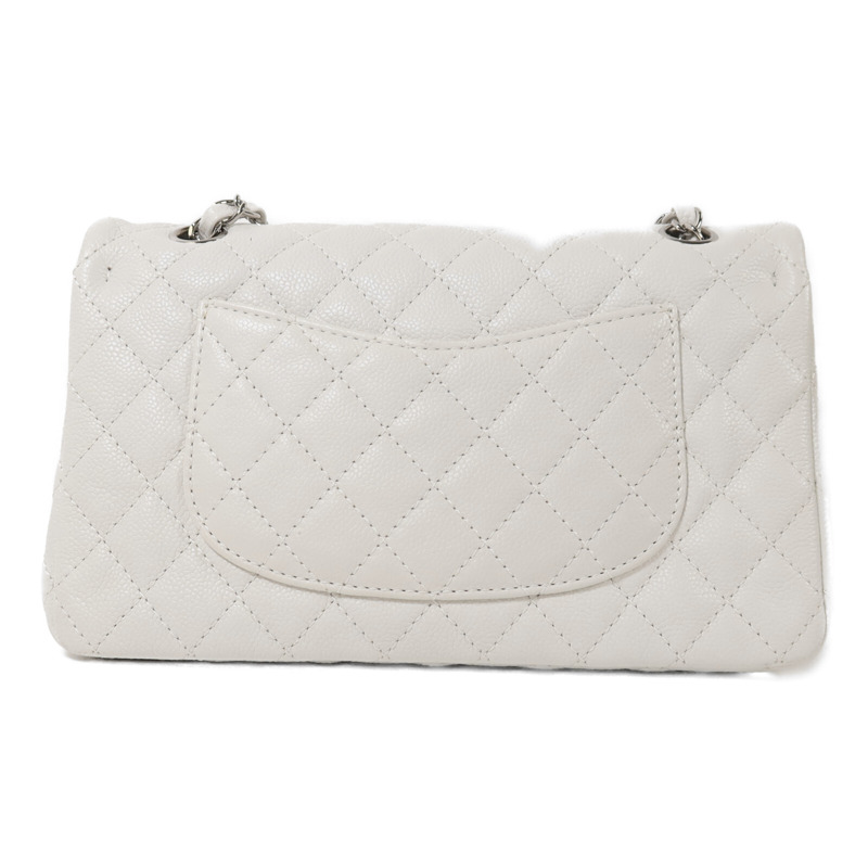 CHANEL 牛皮皮革Classic 25銀扣鏈帶肩背袋-1