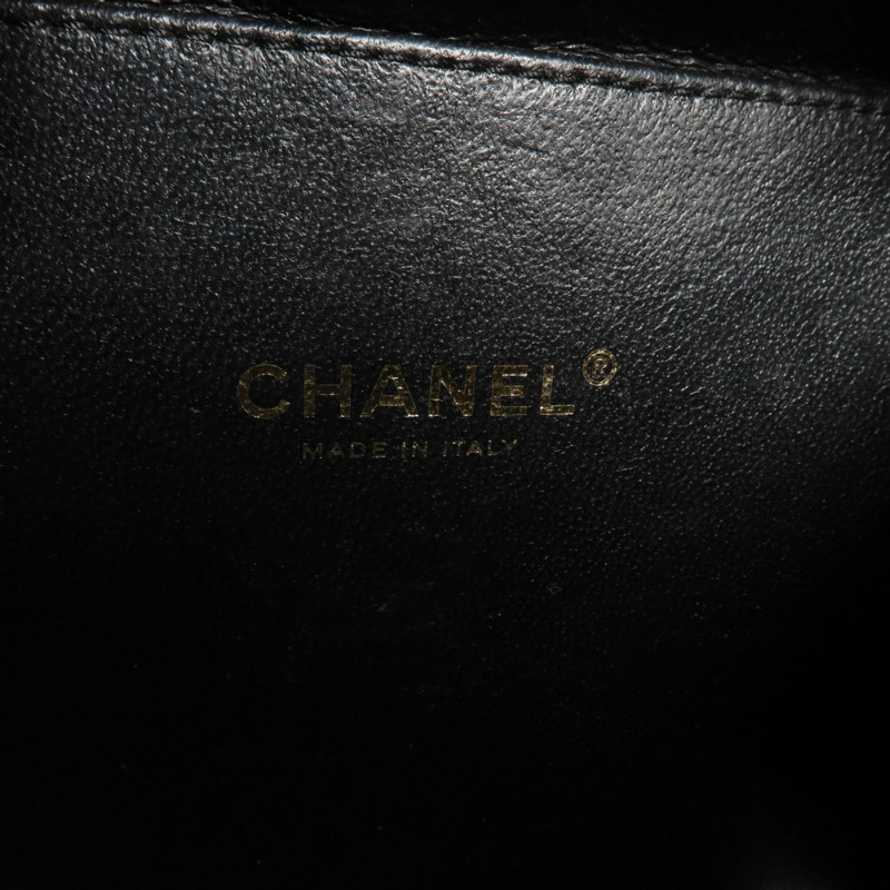 CHANEL 牛皮皮革Vanity Case金扣手挽肩背兩用袋-5