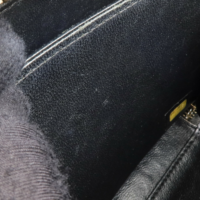 CHANEL 牛皮皮革Vanity Case金扣手挽肩背兩用袋-16