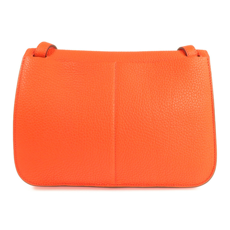 HERMES Clemence皮革Halzan 25銀扣兩用手挽肩背包-2