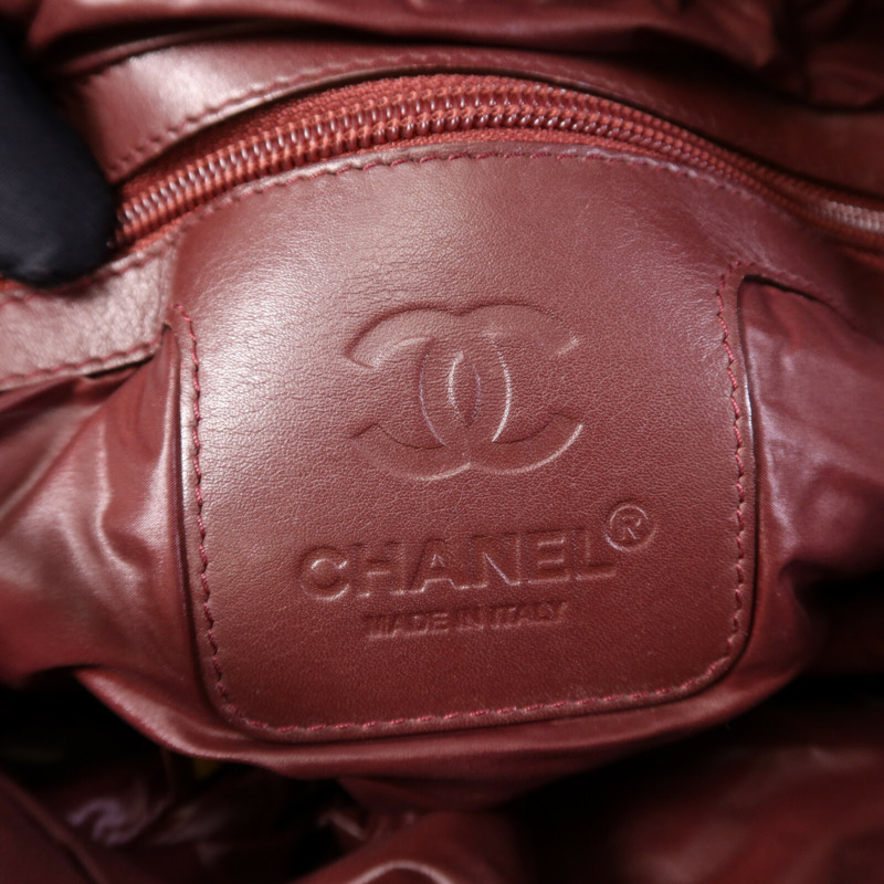 CHANEL 尼龍Coco Cocoon Small銀扣手挽袋-4