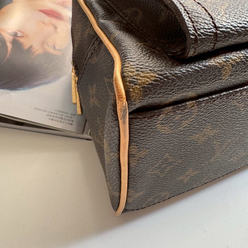 🎉近九成新✨經典不敗款 LV 經典花紋烏瑪舒曼手提包-4