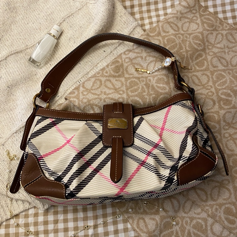 經典色Burberry 辣妹腋下包-0