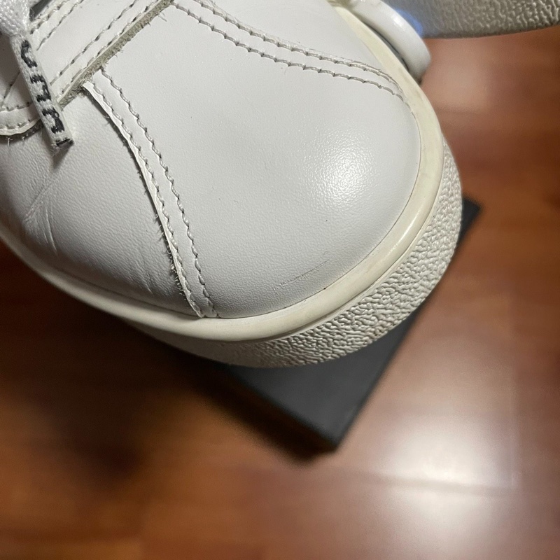 Chanel正品香奈兒低幫牛皮小白鞋 白色女款38.5碼-9