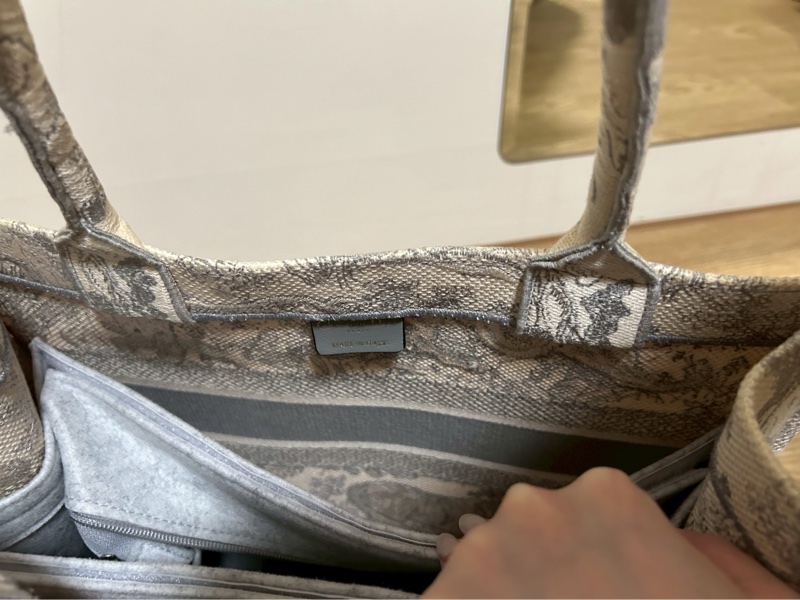 dior tote 動物園 中號 灰色-10