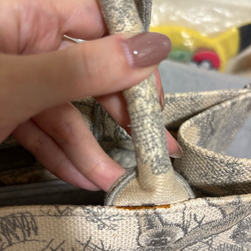 dior tote 動物園 中號 灰色-12
