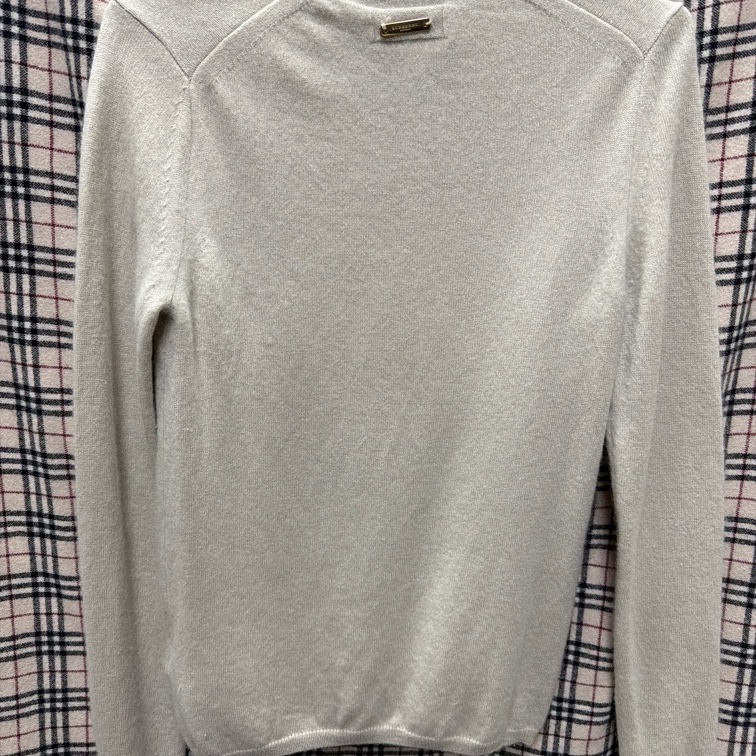 Burberry 100%cashmere 長袖毛衣 M-3