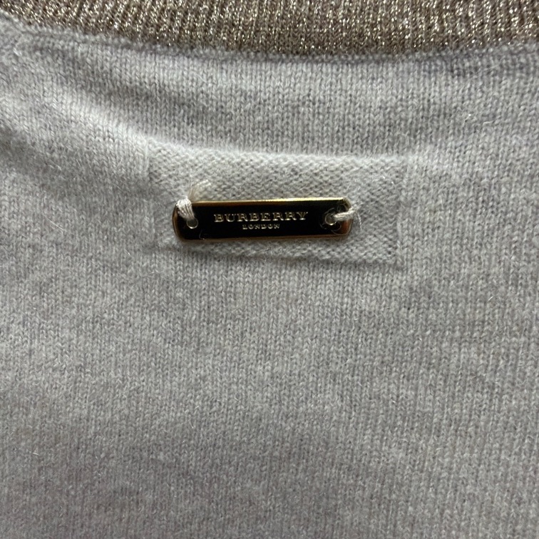 Burberry 100%cashmere 長袖毛衣 M-4