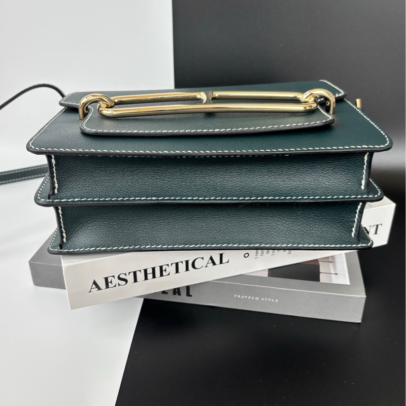 Hermes Roulis 23 豬鼻子包 英國綠色-5