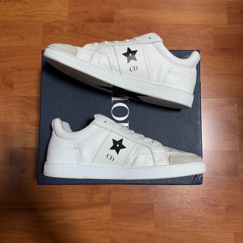 Dior正品迪奧Star星星厚底鞋 低幫板鞋 女款 白色 38碼-1