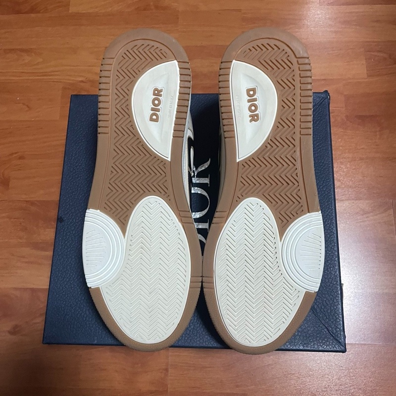 Dior迪奧B57徽標休閒運動鞋 中幫板鞋 男款 米色 42碼-6