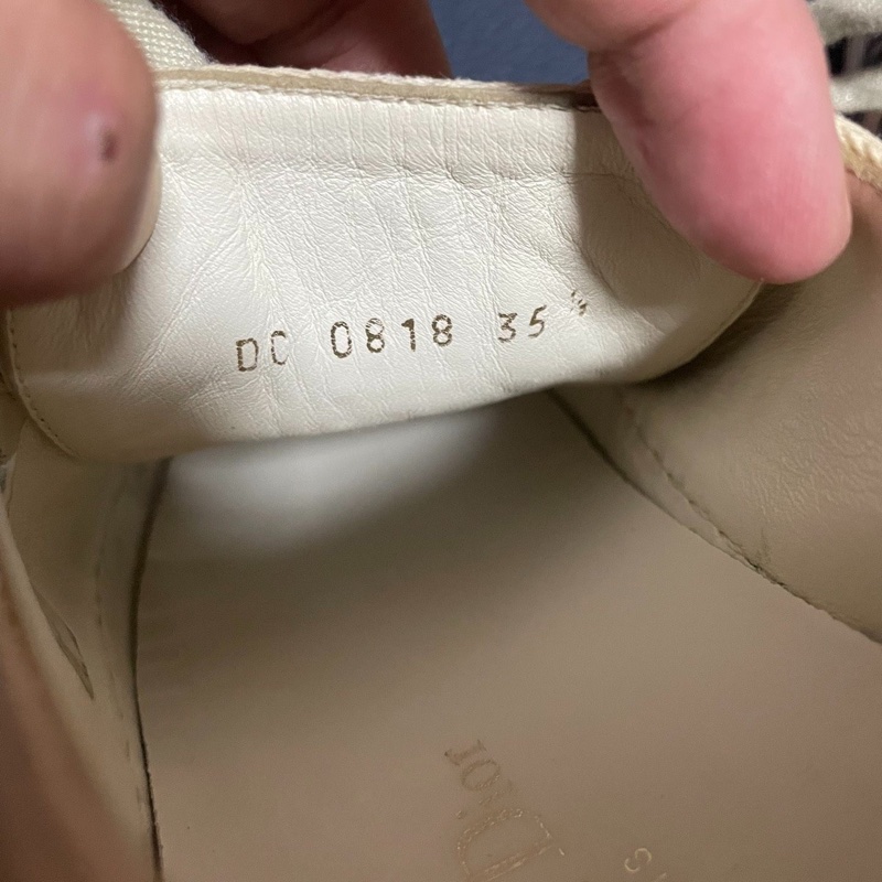 Dior迪奧walk'dior滿印厚底CD印花休閒板鞋 35.5碼-5