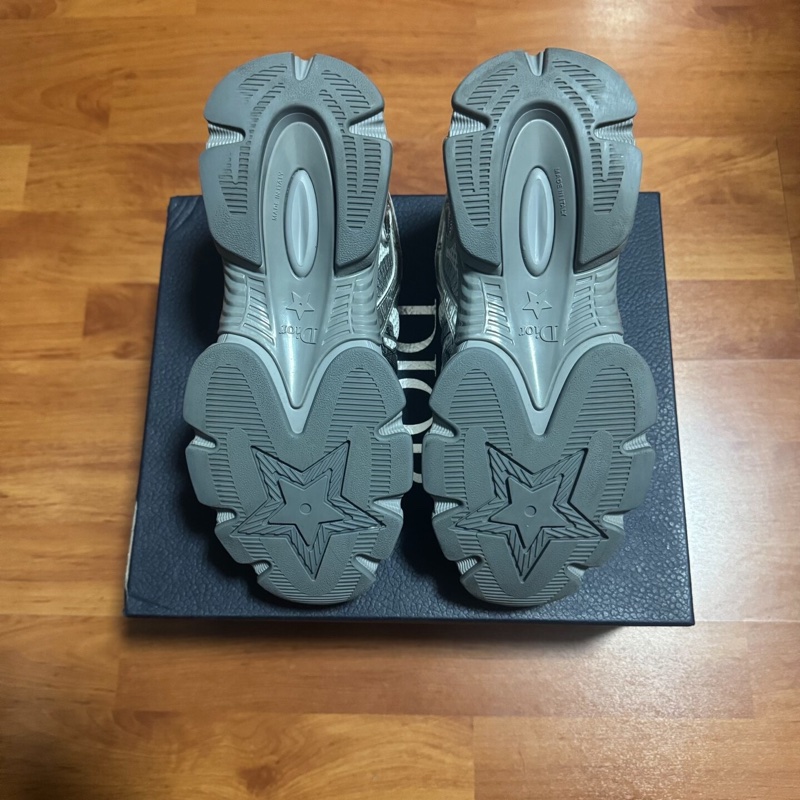 Dior老爹鞋迪奧Chrono低幫字母簽名款 女款 灰銀色 36碼-9