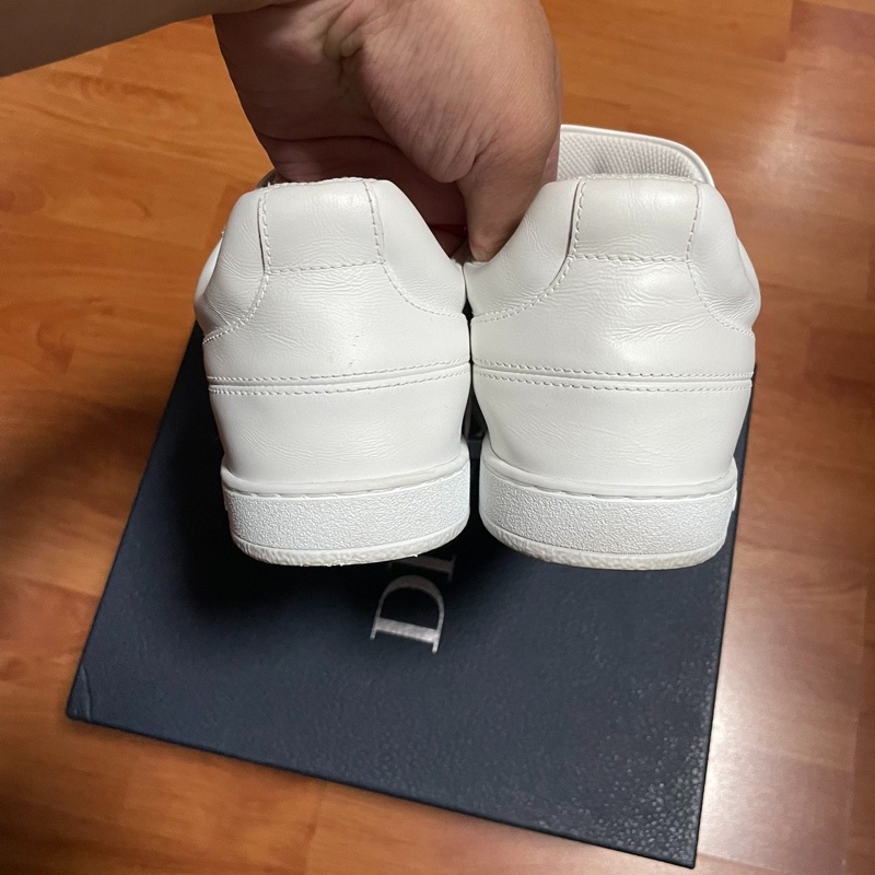 Dior正品迪奧Star厚底鞋 CD印花板鞋 女款白金色 37碼-4