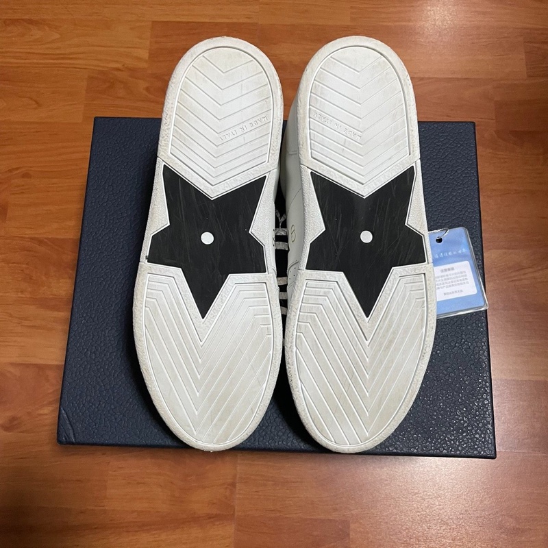 Dior正品迪奧Star厚底鞋 CD印花板鞋 女款白金色 37碼-8