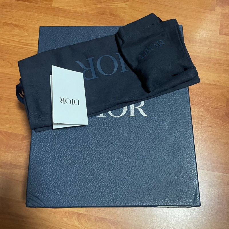 Dior迪奧B101徽標 低幫系帶時尚板鞋 男款 黑色 42碼-7