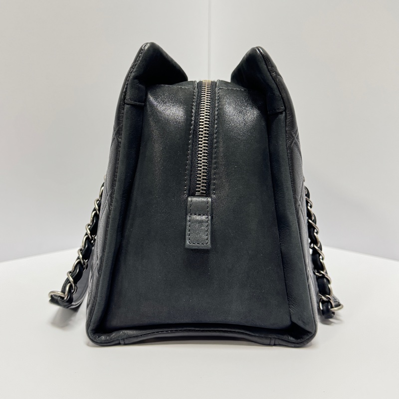 【極新🎁】 Chanel 香奈兒 復古銀釦 牛皮 肩背包 （專櫃243,100）-10