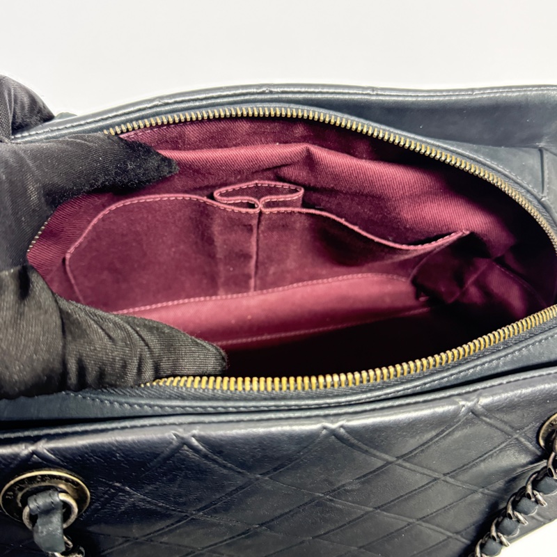 【極新🎁】 Chanel 香奈兒 復古銀釦 牛皮 肩背包 （專櫃243,100）-24