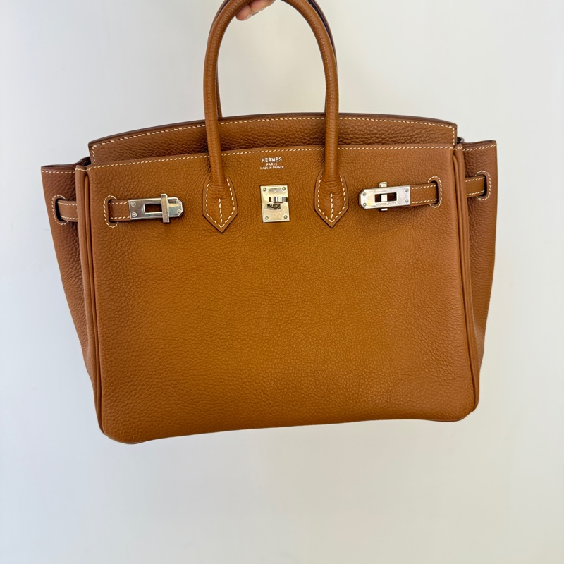 愛馬仕 / Hermes bk25 金棕銀扣 togo 框H 刻印 價格超香-4