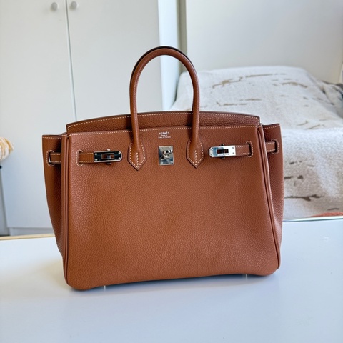 愛馬仕 / Hermes bk25 金棕銀扣 togo 框H 刻印 價格超香