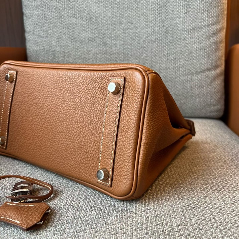 愛馬仕 / Hermes bk25 金棕銀扣 togo 框H 刻印 價格超香-5