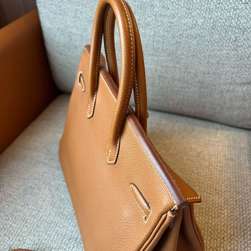 愛馬仕 / Hermes bk25 金棕銀扣 togo 框H 刻印 價格超香-7