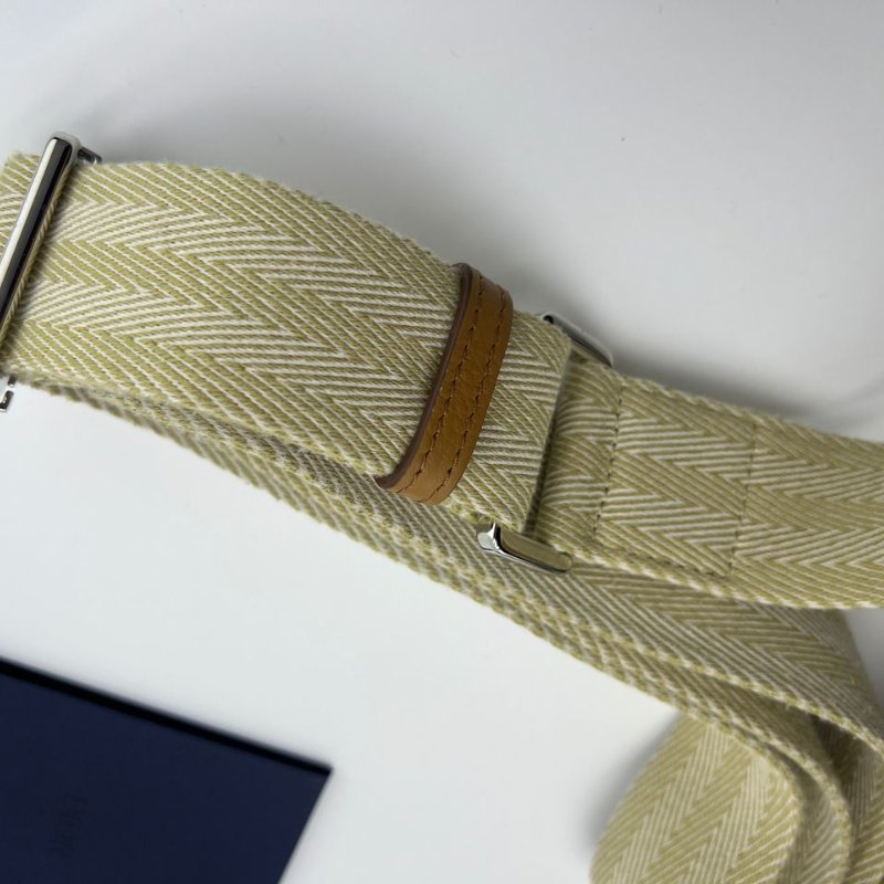 迪奧 Oblique 老花帆布郵差包-15