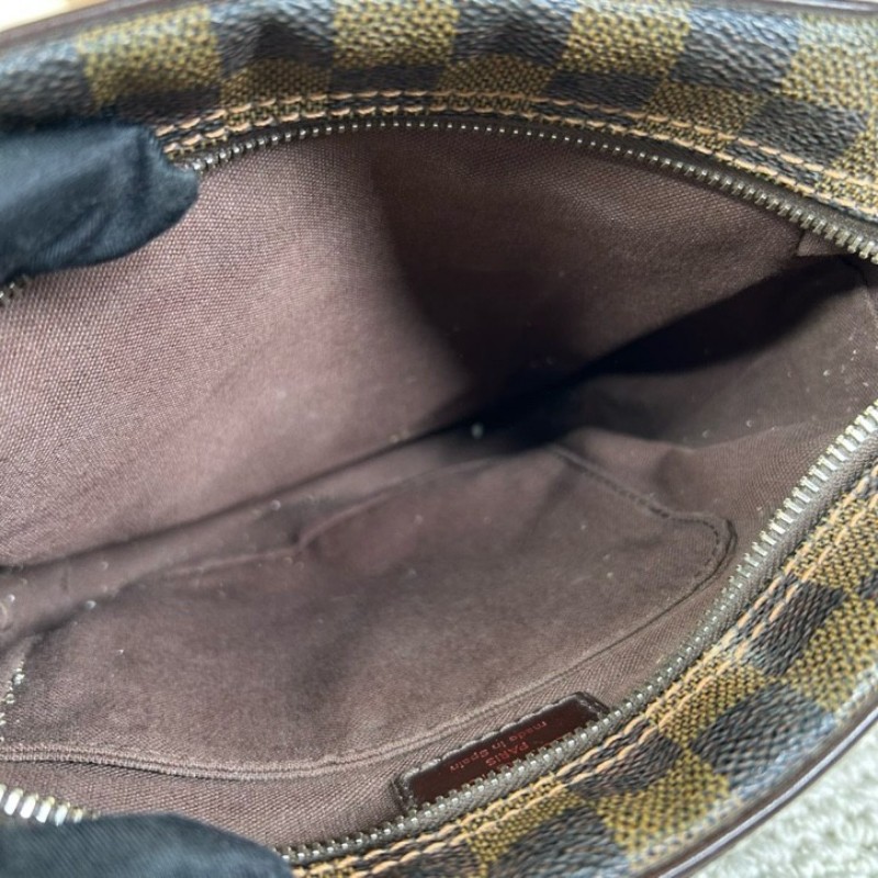 LV路易威登棕棋盤格豆腐包公文包 可單肩可斜挎 容量合適 商務休閒都合適-20