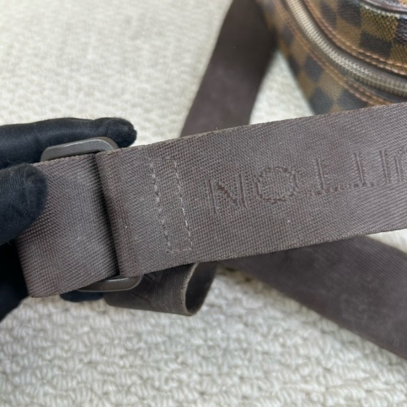 LV路易威登棕棋盤格豆腐包公文包 可單肩可斜挎 容量合適 商務休閒都合適-22