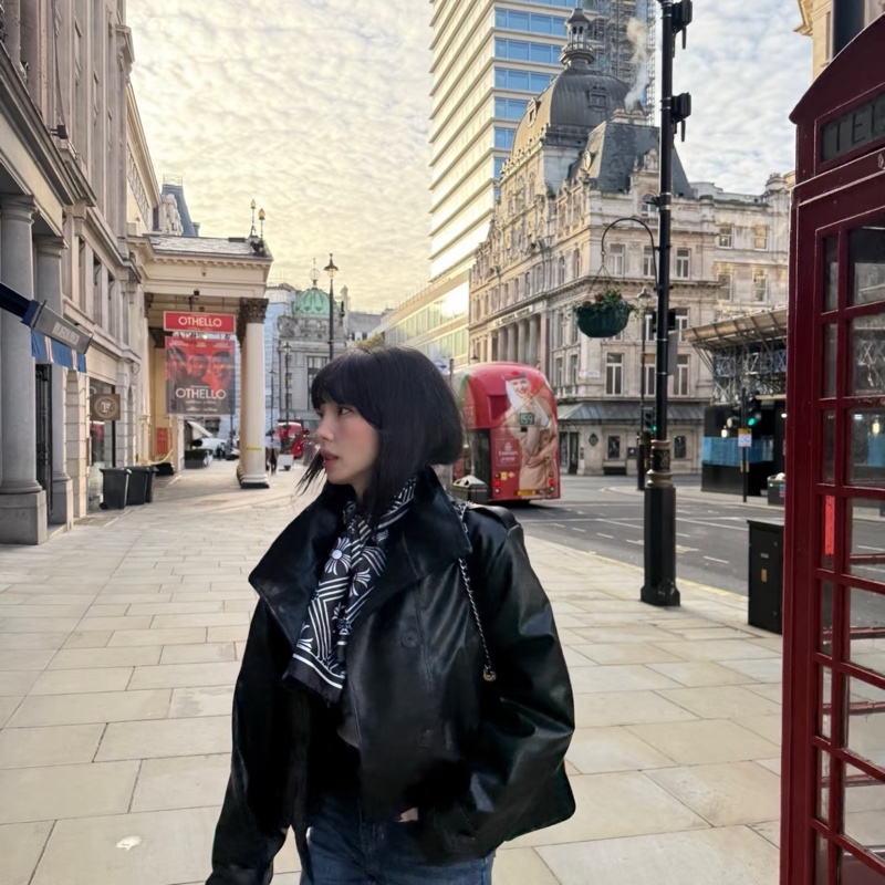 Chrome Hearts 克羅心黑白十字花絲巾 Math Plus Scarf-5