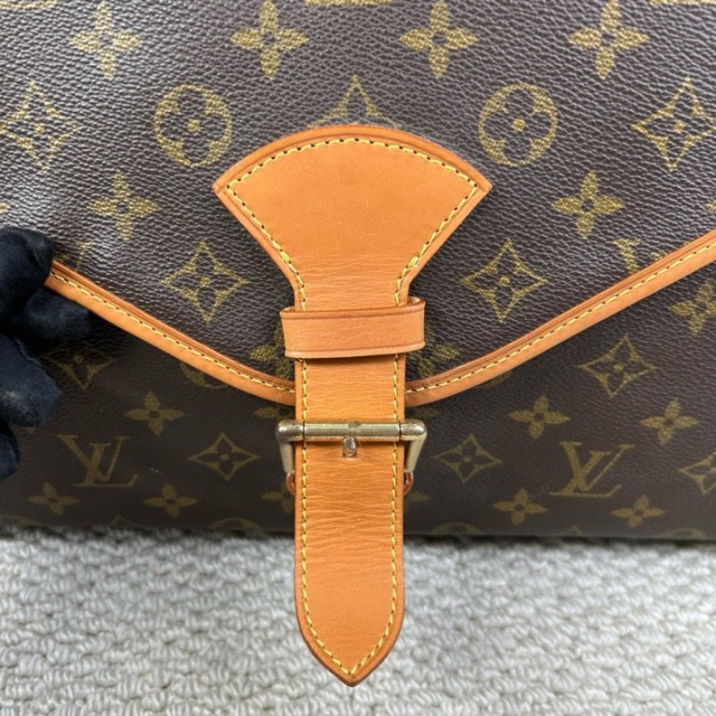 LV路易威登公文包郵差包 經典Monogram老花 棕色配色 皮質細膩 包型硬挺 容量大 日常通勤、出門都很實用。可手提可斜挎可單肩 百搭不挑人-29