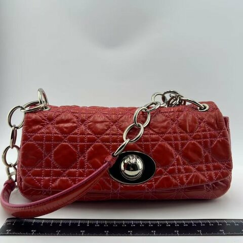 迪奧 Cannage 藤格紋圓筒包