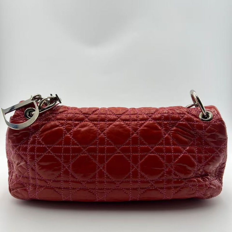 迪奧 Cannage 藤格紋圓筒包-6