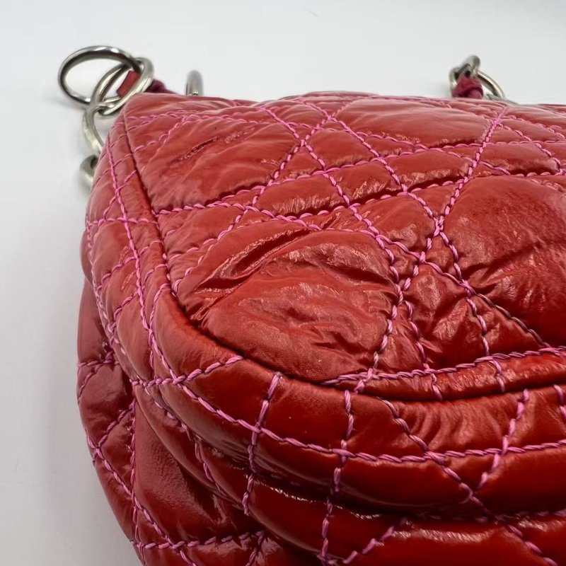 迪奧 Cannage 藤格紋圓筒包-9