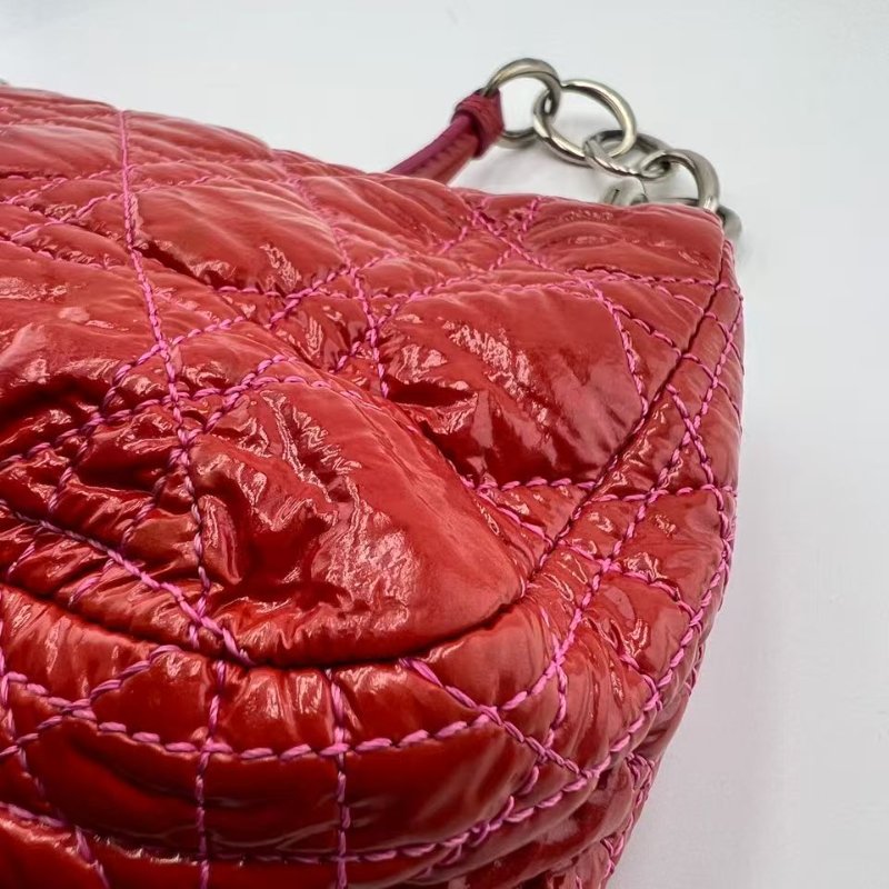 迪奧 Cannage 藤格紋圓筒包-11