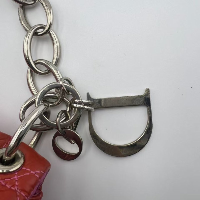 迪奧 Cannage 藤格紋圓筒包-14