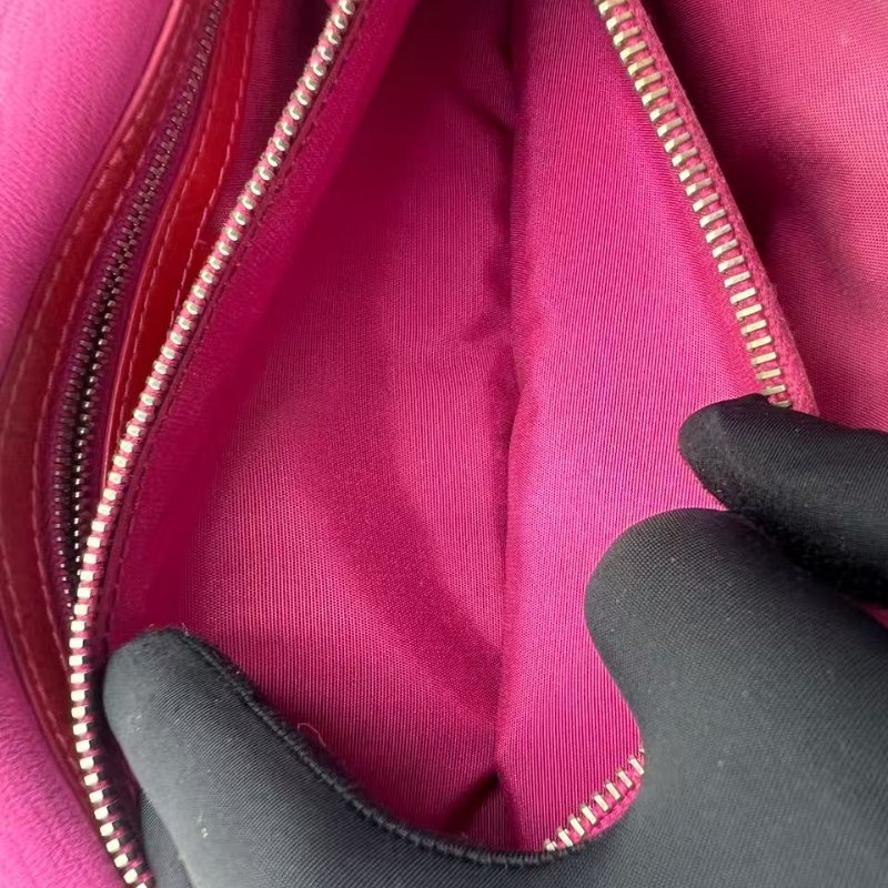 迪奧 Cannage 藤格紋圓筒包-20