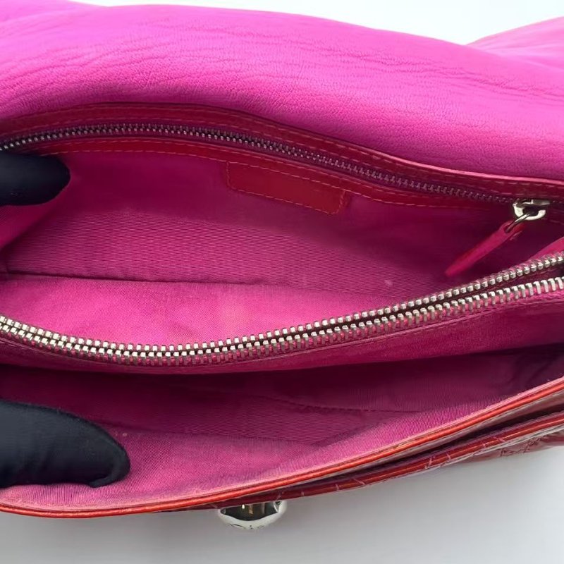 迪奧 Cannage 藤格紋圓筒包-22