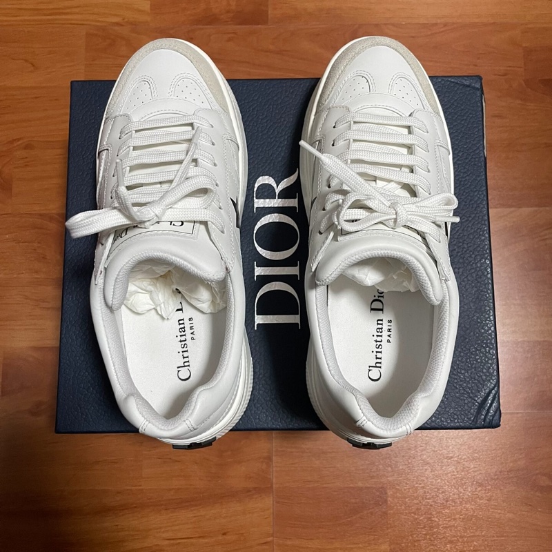 Dior新款星星厚底鞋迪奧新款Star板鞋 低幫女款白色 38碼-3