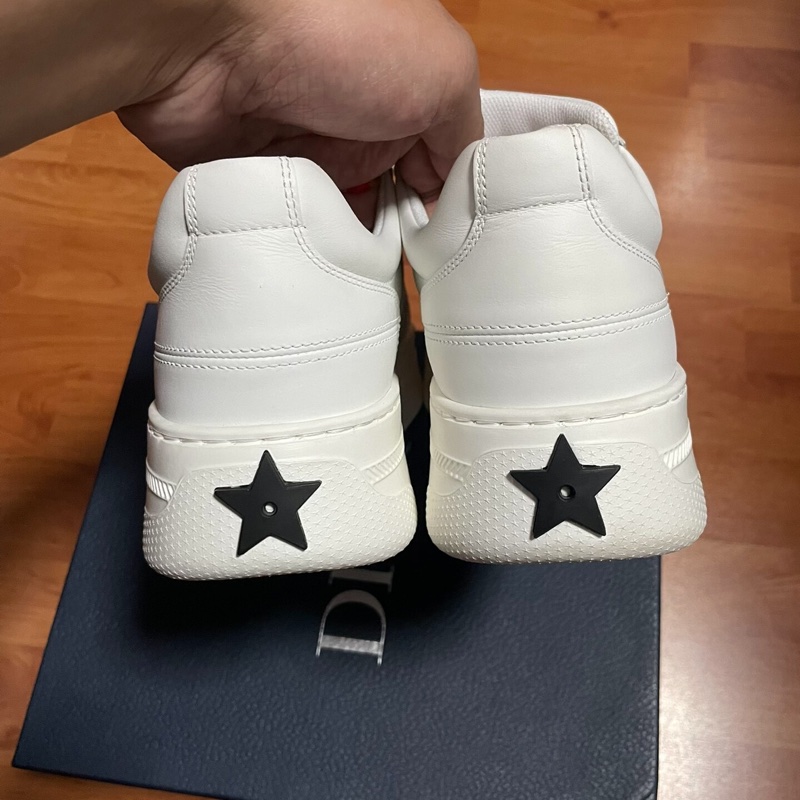 Dior新款星星厚底鞋迪奧新款Star板鞋 低幫女款白色 38碼-5