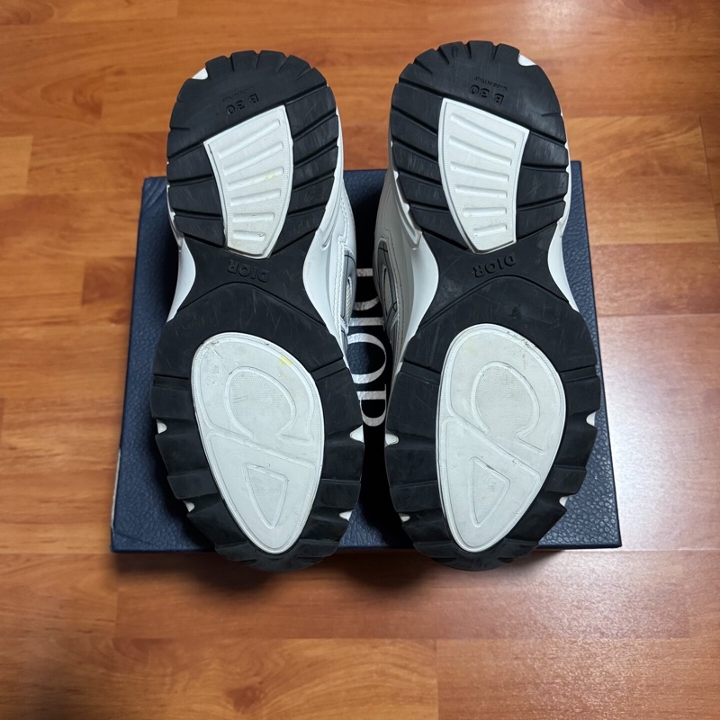 Dior迪奧B30徽標運動鞋 低幫CD印花休閒鞋 白色 40碼-6