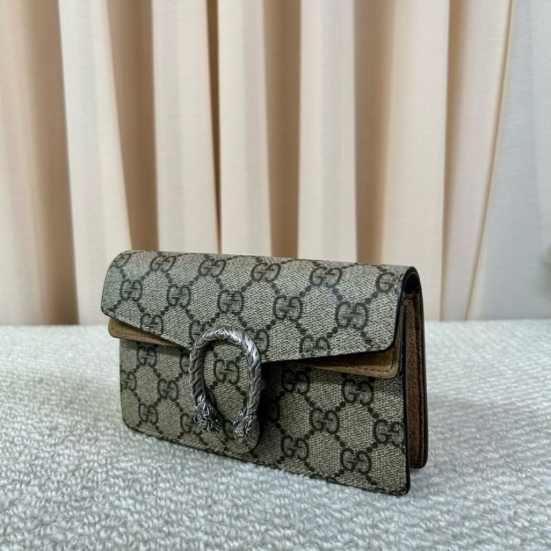 Gucci古馳Dionysus酒神mini鏈條包 經典老花配金屬鏈條肩帶 經典實用百搭 可單肩斜挎-7