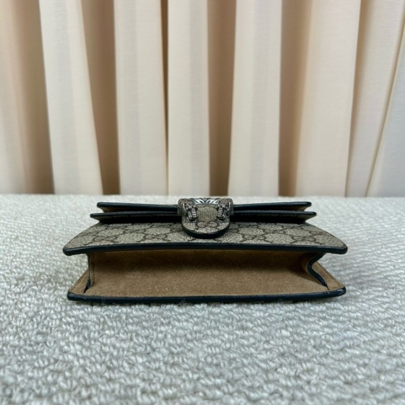 Gucci古馳Dionysus酒神mini鏈條包 經典老花配金屬鏈條肩帶 經典實用百搭 可單肩斜挎-12