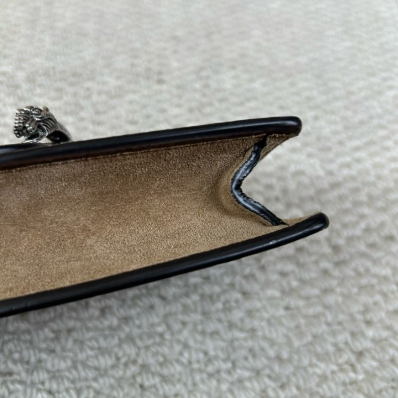 Gucci古馳Dionysus酒神mini鏈條包 經典老花配金屬鏈條肩帶 經典實用百搭 可單肩斜挎-14