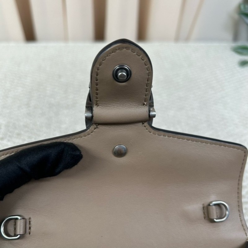 Gucci古馳Dionysus酒神mini鏈條包 經典老花配金屬鏈條肩帶 經典實用百搭 可單肩斜挎-26