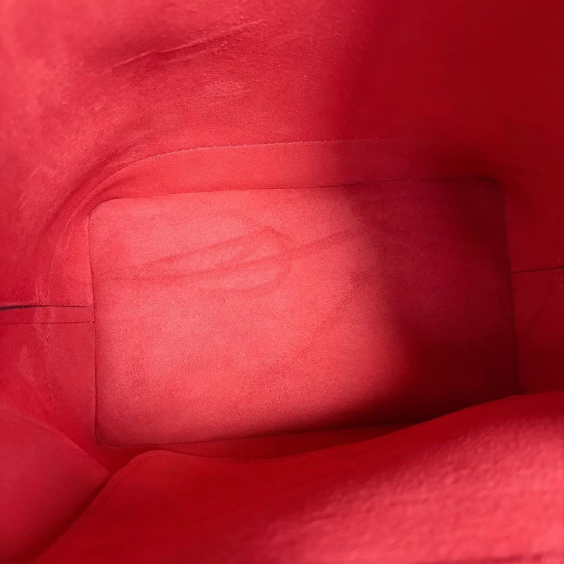 LV全皮Lockme後背包粉拼駝色銀扣 牛皮22*25*13 98新配件塵袋-2