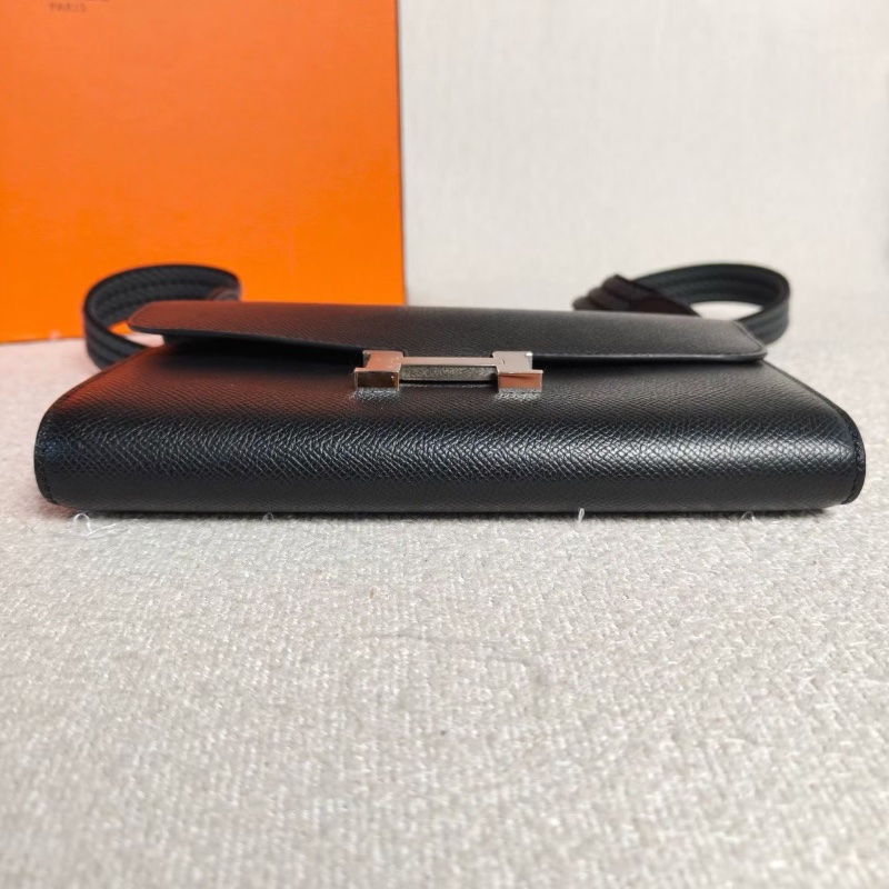 Hermes Constance康康Togo 黑銀epsom皮20*12*3 99新配件塵袋-4