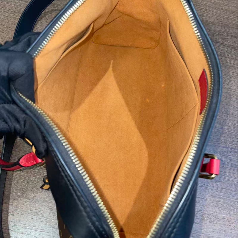 LV路易威登Tuileries中號 老花拼皮手提單肩包-15