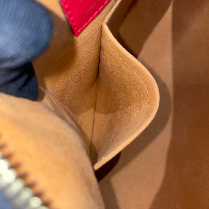 LV路易威登Tuileries中號 老花拼皮手提單肩包-18